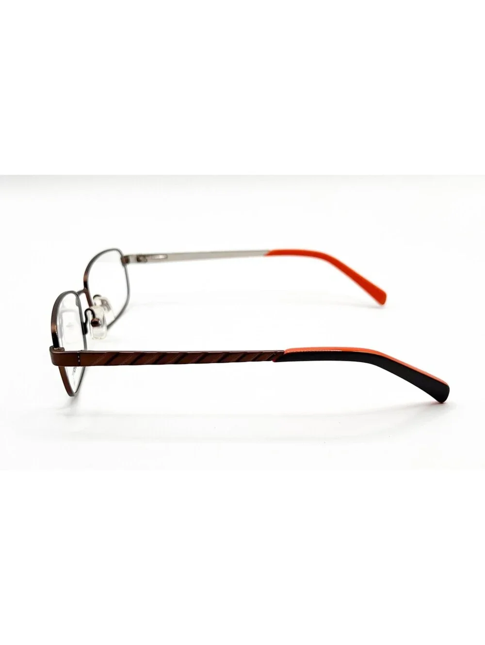Marchon Nyc Cody 210 Orange Authentic Eyeglasses 46-16-125